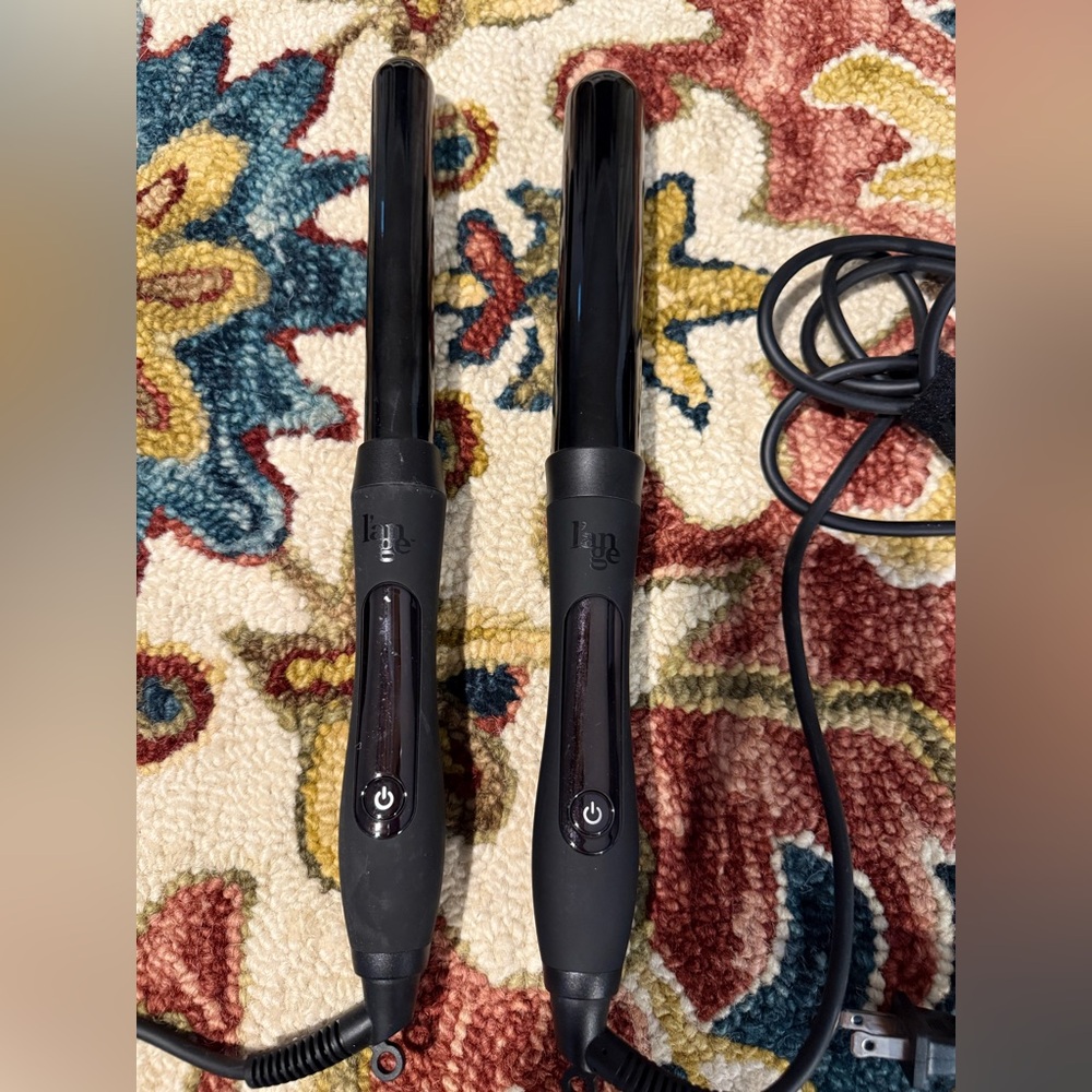 L'ange “Le Curl” Black Curling Wand Set